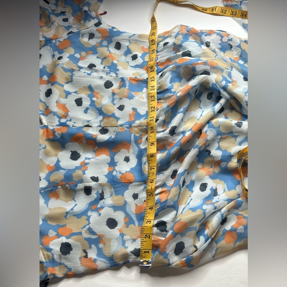 Joie NWT Limited Edition Floral Fields Maxi Dress Women sz XL boho high low hem - Picture 13 of 14
